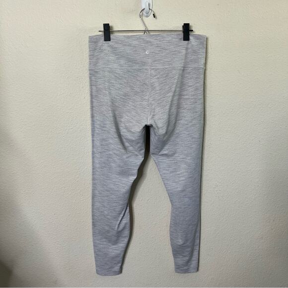 Lululemon Wunder Under High Rise Tight Full-On Luxtreme Leggings Grey Size 14 - Picture 5 of 7